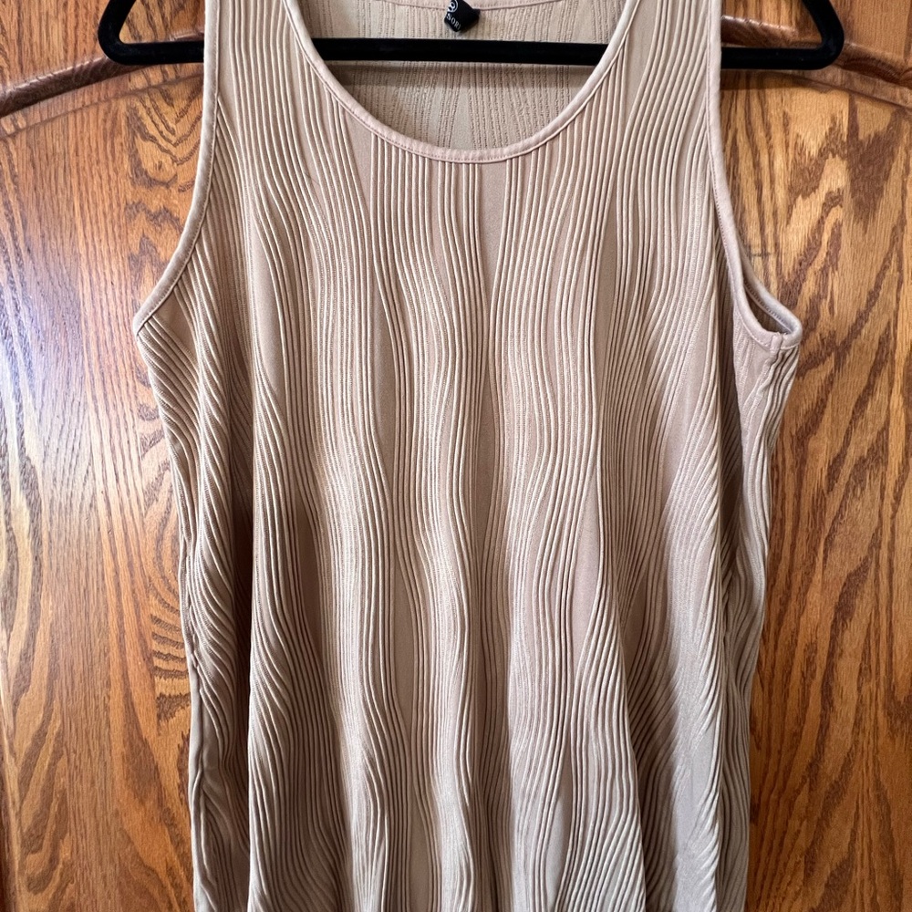 Chic Taupe Sleeveless Tank Top